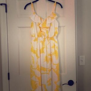 LOFT Floral Patterned Maxi Dress